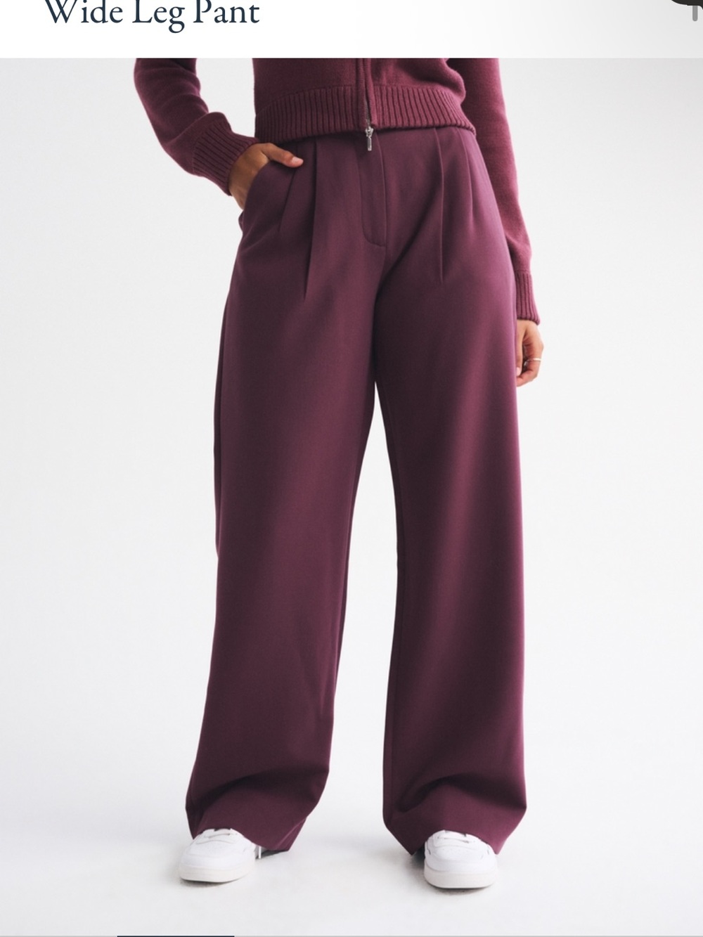 Wide-Leg High-Rise Pants